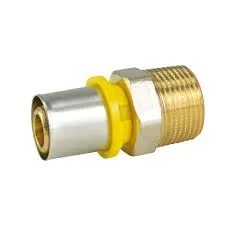 CONECTOR TUBO PEX GAS 32 X 1" MACHO