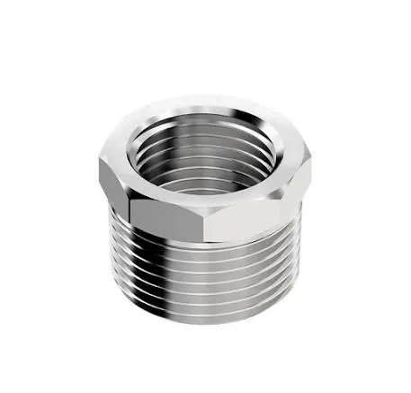 BUCHA DE RED. CROMADA 3/4 NPT X 1/2 NPTF