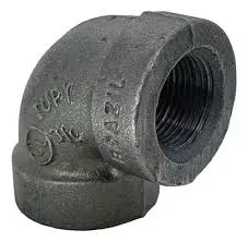 COTOVELO GALVANIZADO PRETO 1/2 NPTF X 1/2 NPTF 300 LBS